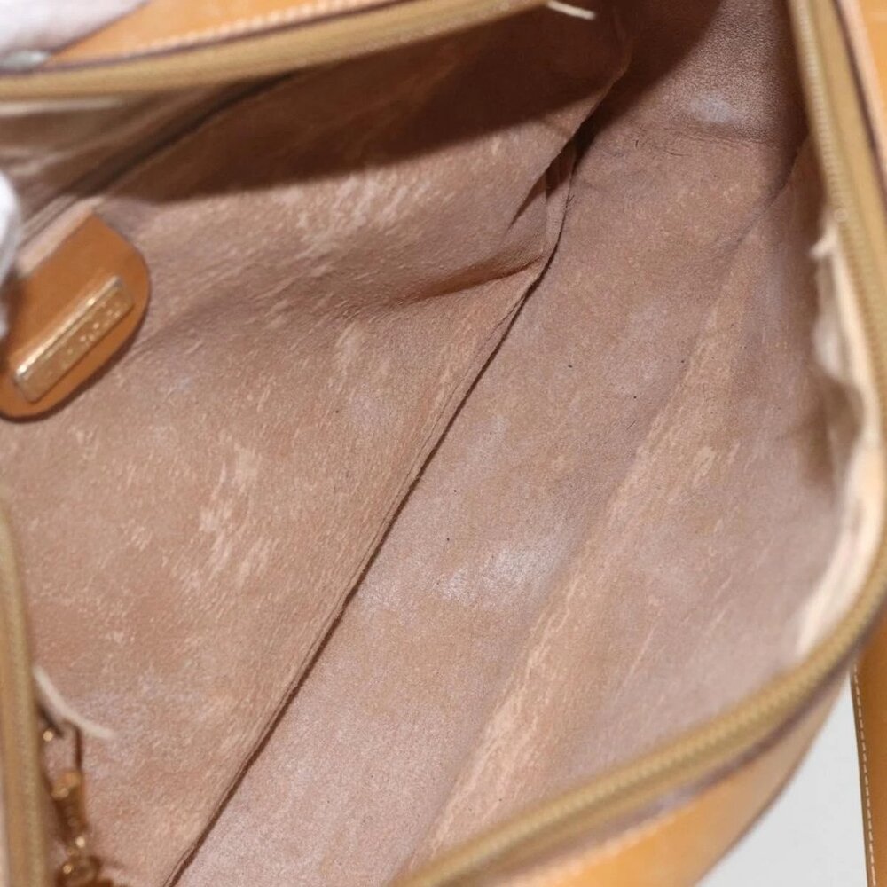 GUCCI Micro GG Supreme Shoulder Bag PVC Beige Gold - Picture 10 of 16